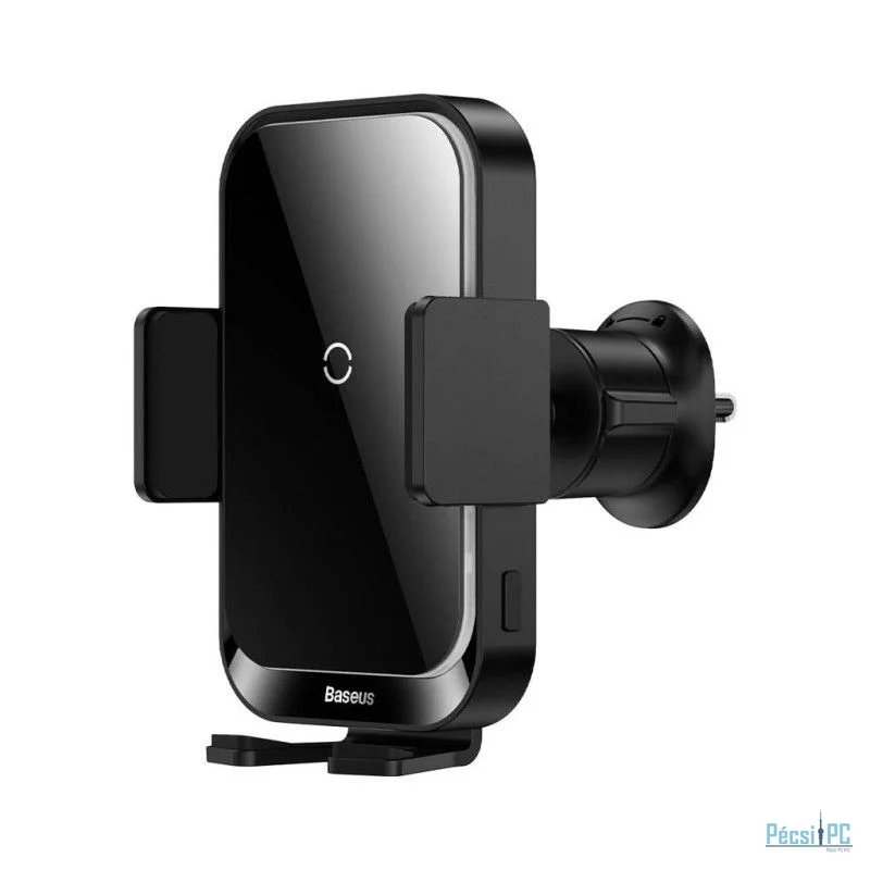 Baseus Halo autós tartó 15W vezeték nélküli töltővel Black