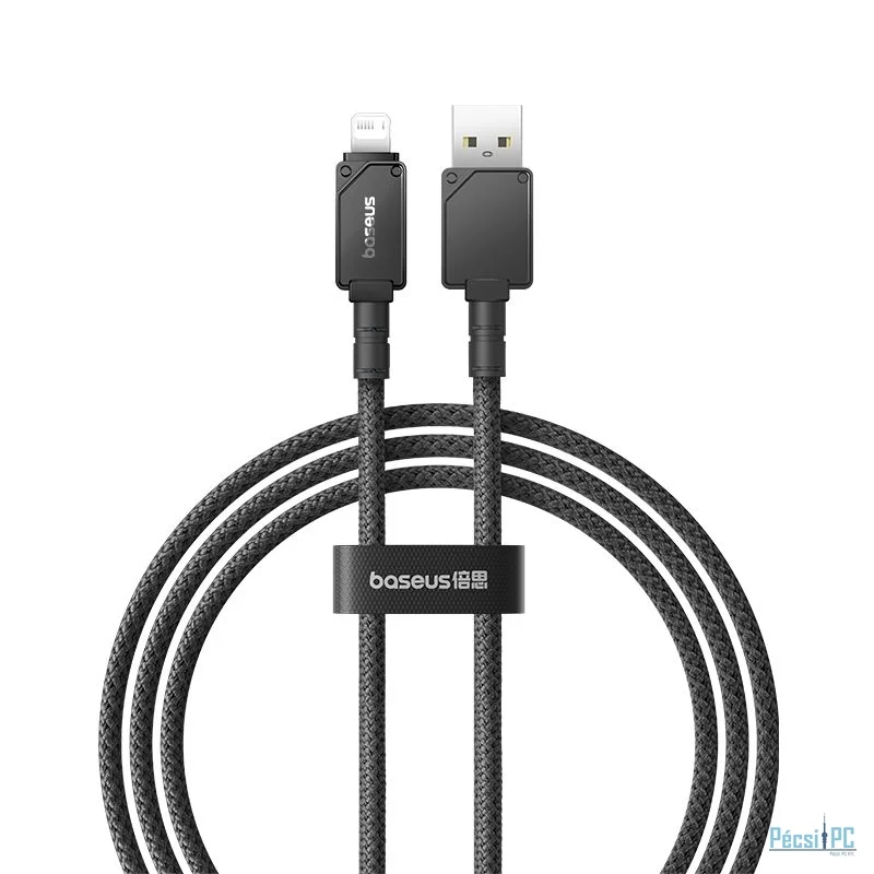 Baseus Unbreakable Series 2.4A USB to Lightning Fast Charging Data cable 1m Black
