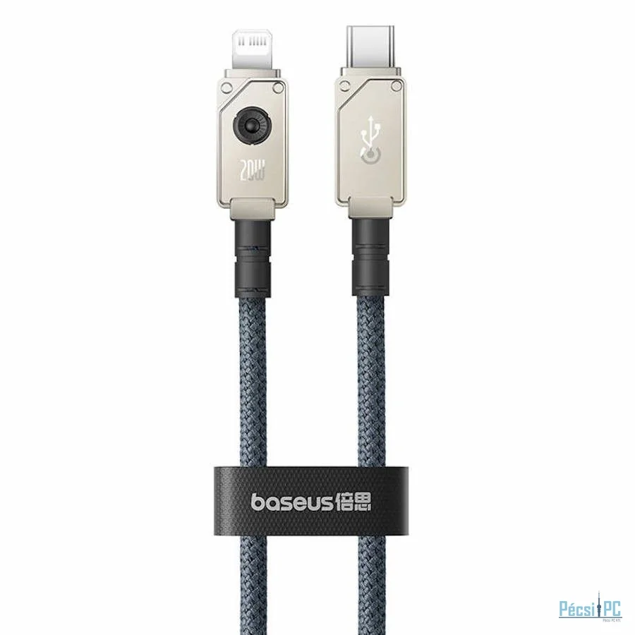 Baseus Unbreakable USB C to iP lightning 20W cable 1m White