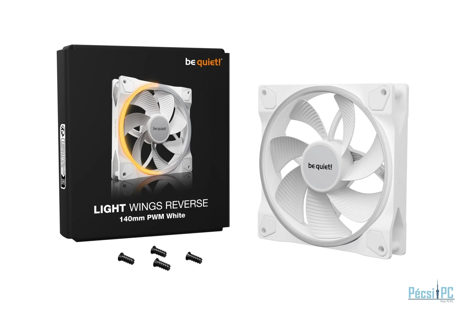 Be quiet! Light Wings 140mm PWM Reverse White