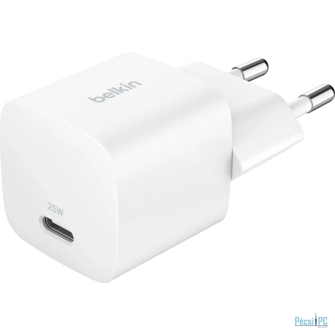 Belkin WCA012KQBK BOOST Charge 25W USB-C Adapter White