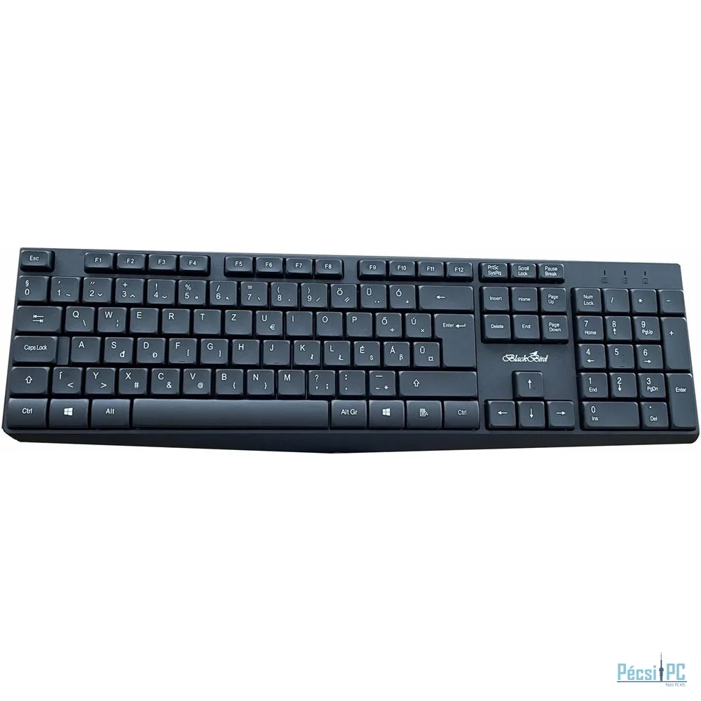 BlackBird BH1486 Vezetékes Billentyűzet Black HU