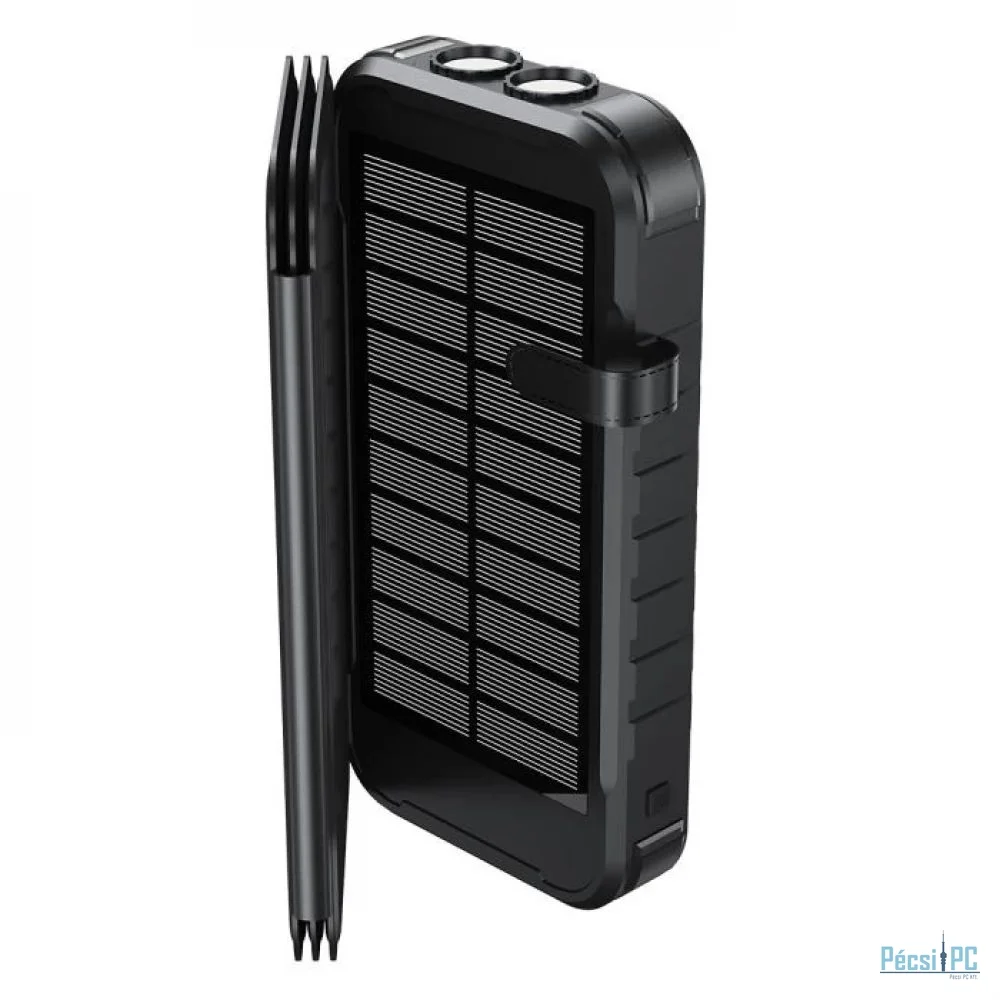 Boompods Neutron Fold Solar 16000mAh PowerBank Black