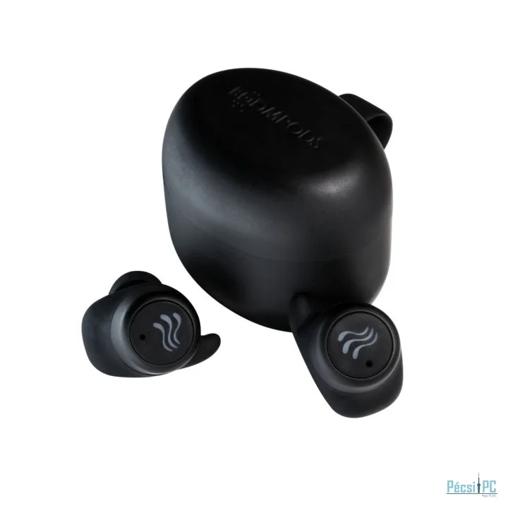 Boompods Soundwave Ocean True Wireless Bluetooth Headset Black