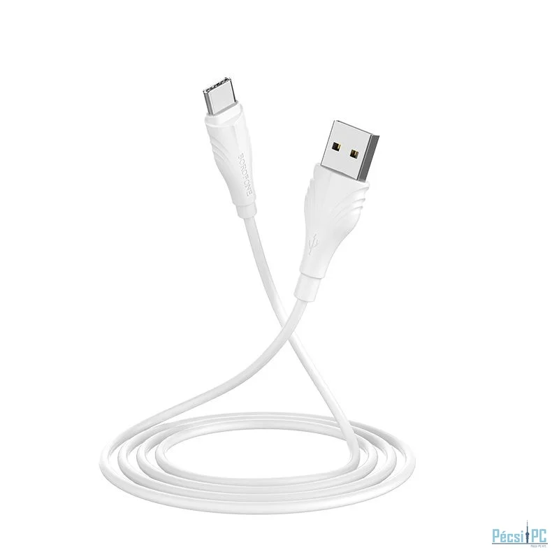 BOROFONE BX18TYPE-C Type-C Charging Data Cable 2m White