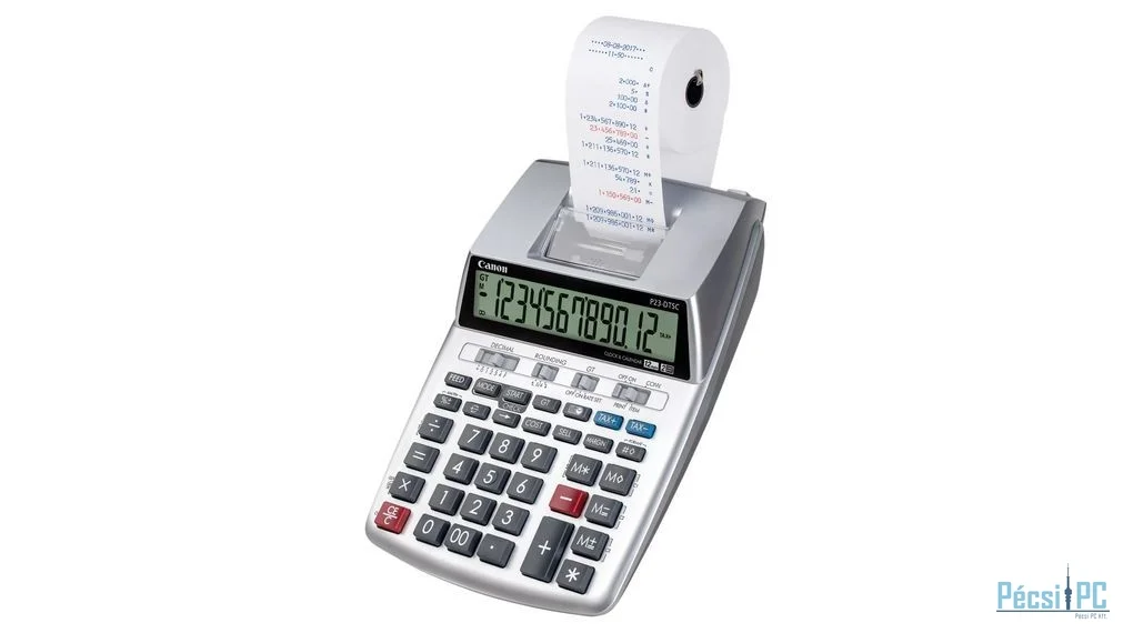 Canon P23-DTSC II Asztali szalagos számológép Grey