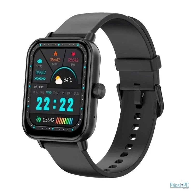 Carneo Versa HR+ Smartwatch Black