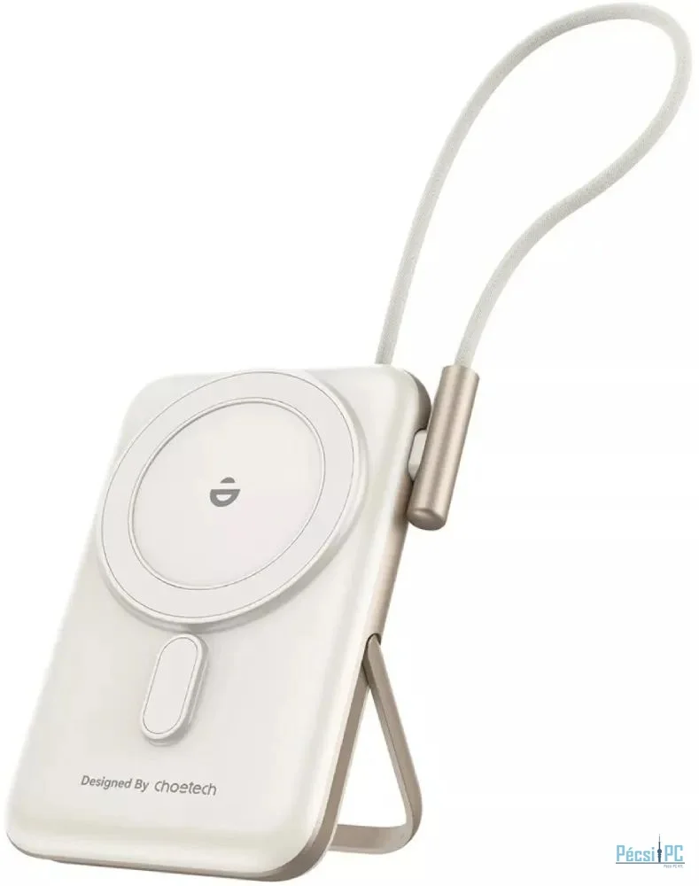 Choetech  B735 10000mah 20W Magnetic Powerbank with Bracket & USB-C Cable & Power Display White