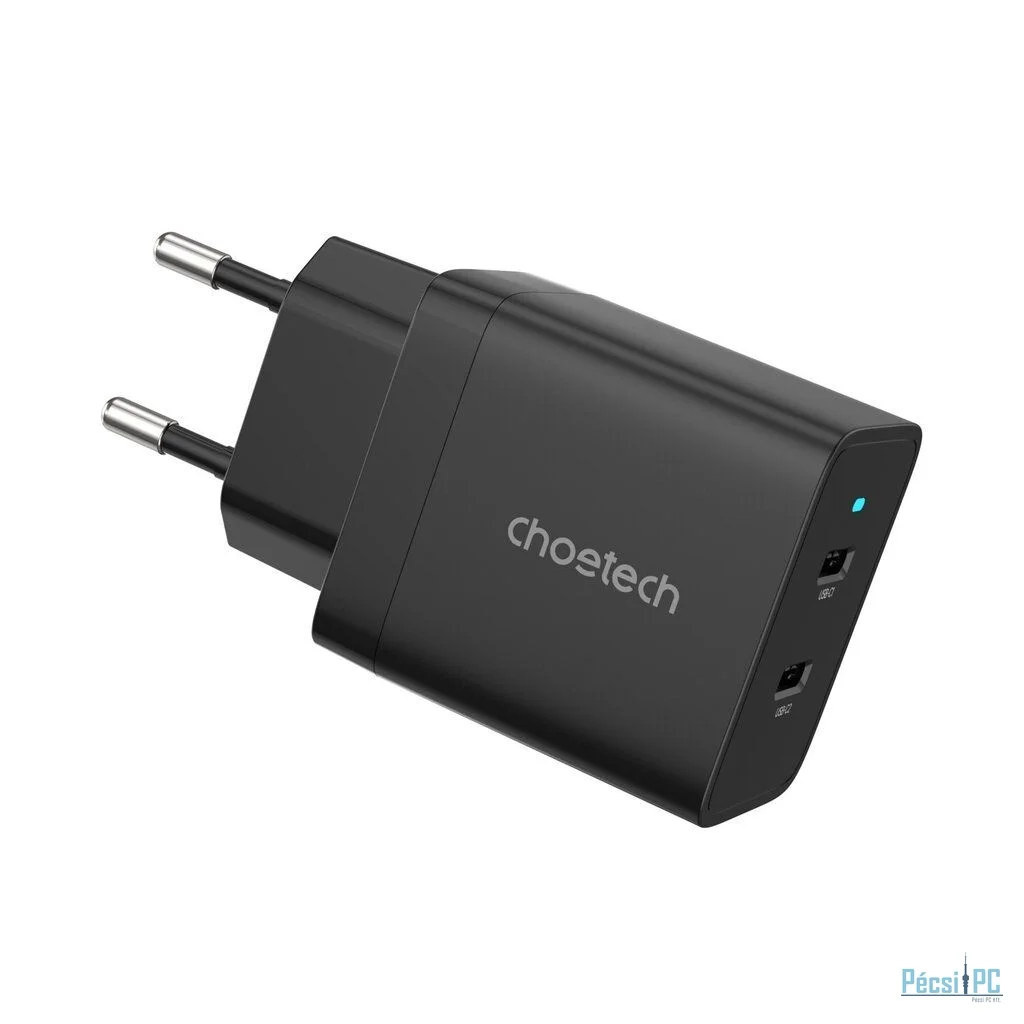 Choetech  Q5006 Dual Type-C PD40W Wall Charger Black