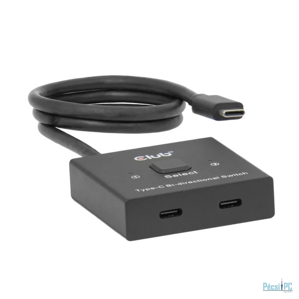 Club3D USB-C Bi-Directional Video + Data + PD Switch