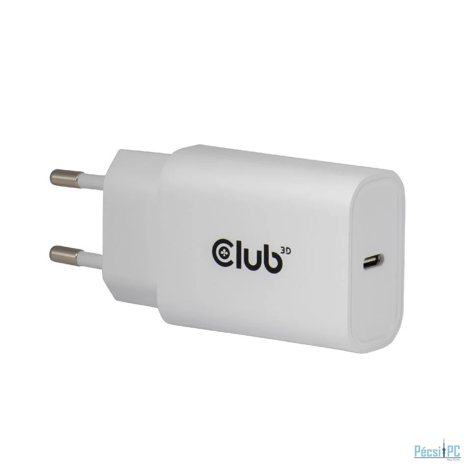 Club3D USB-C Charger 30W White (2-Pack)