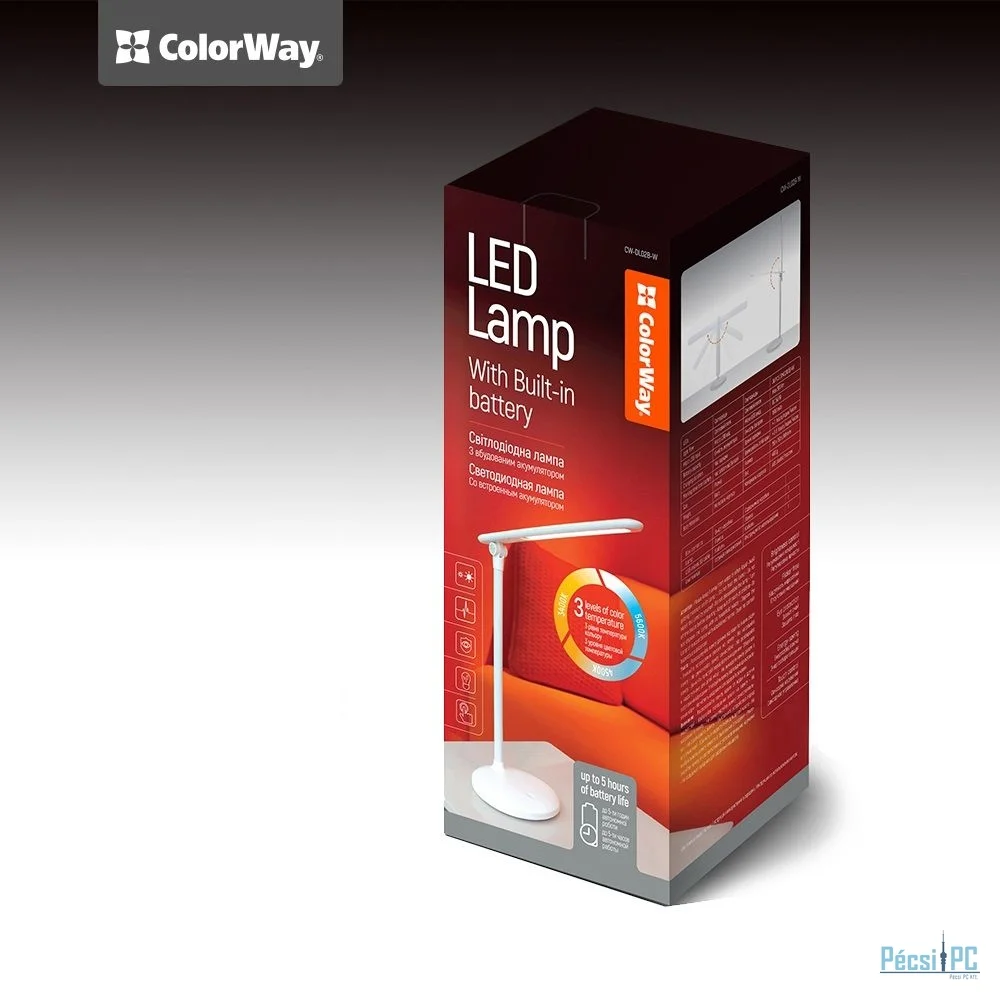 ColorWay Asztali LED lámpa White