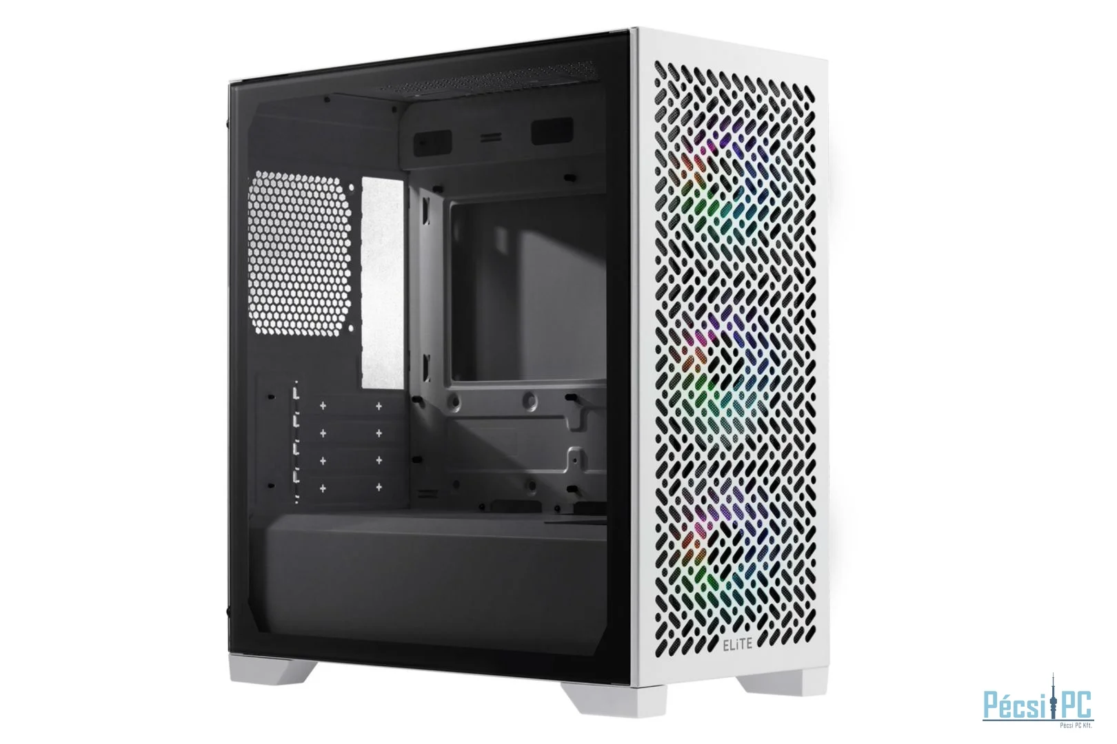 Cooler Master Elite 302 Tempered Glass White