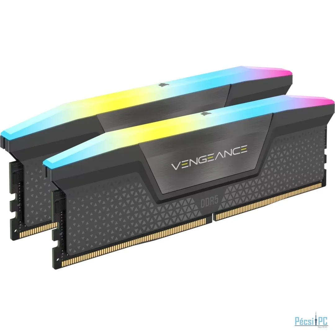 Corsair 32GB DDR5 6000MHz Kit(2x16GB) Vengeance RGB Black