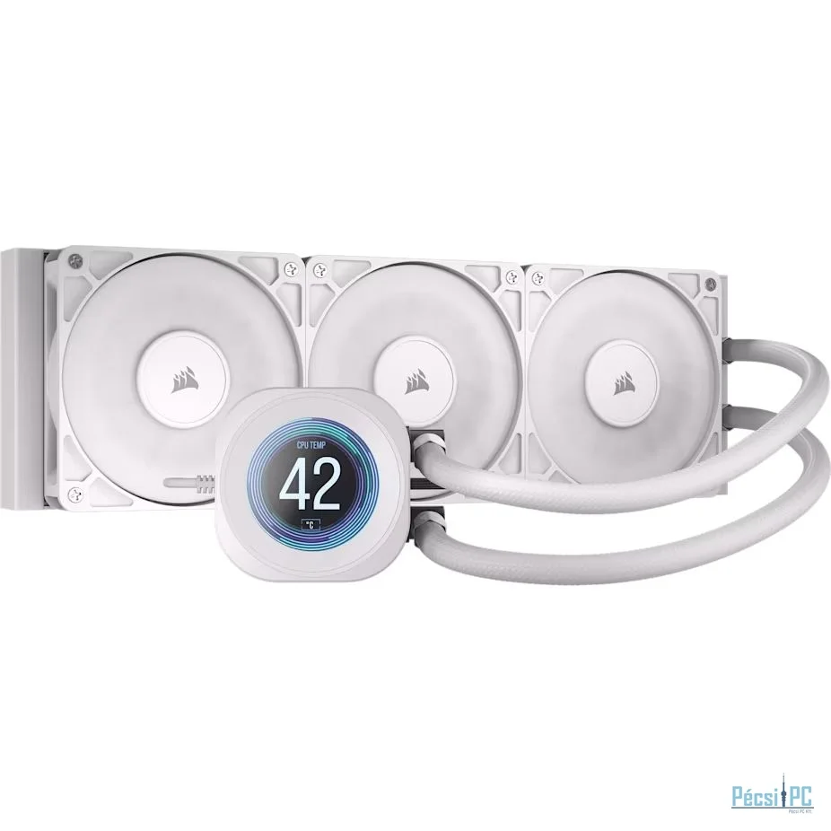 Corsair Nautilus 360 RS LCD Liquid CPU Cooler White