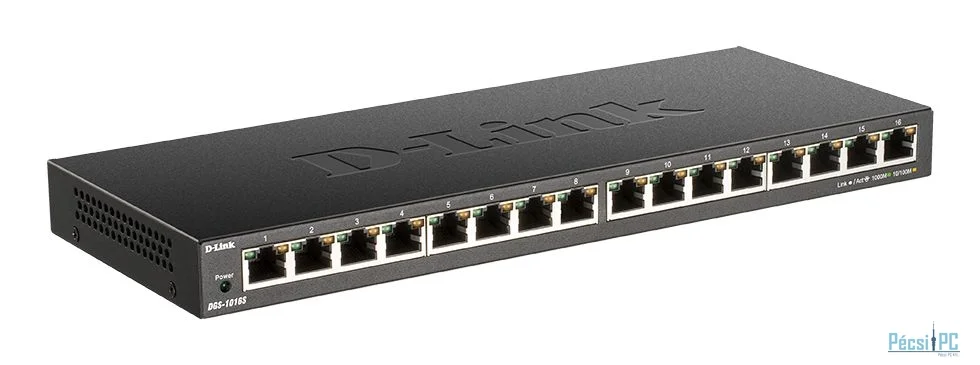 D-Link DGS-1016S 16-Port Gigabit Unmanaged Switch