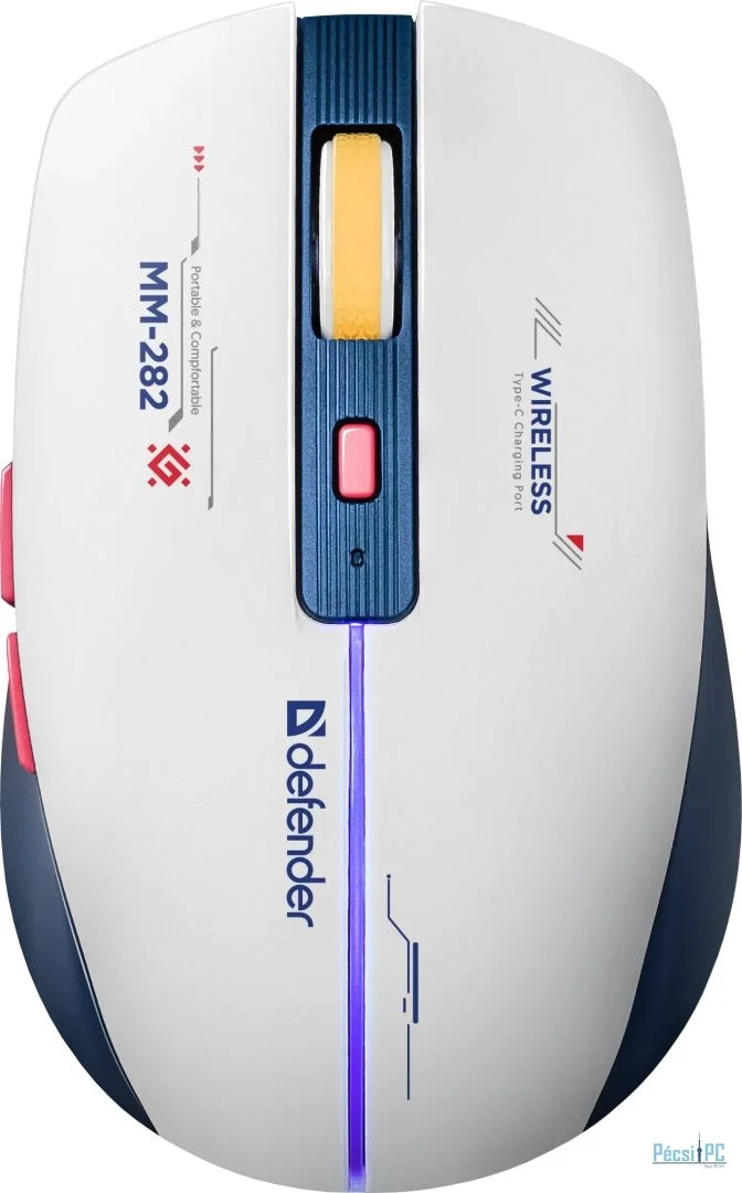 Defender Dila MM-282 Wireless Gaming Mouse White/Blue