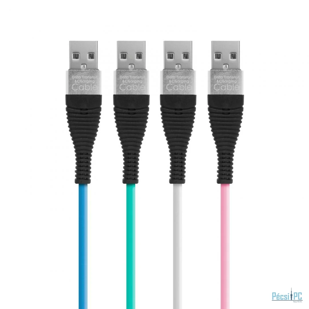 Delight iPhone adatkábel szilikon bevonat 1m (több szín)