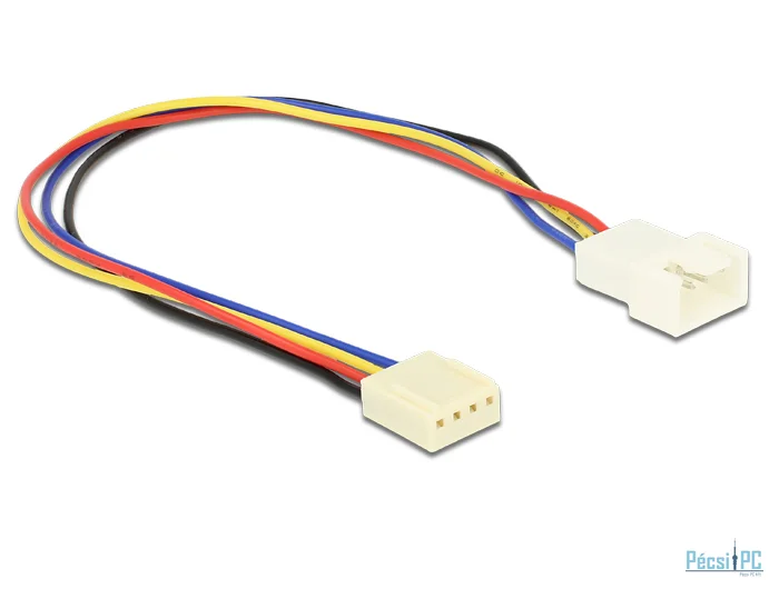 DeLock Cable Fan connection 4pin male-female 0,20m