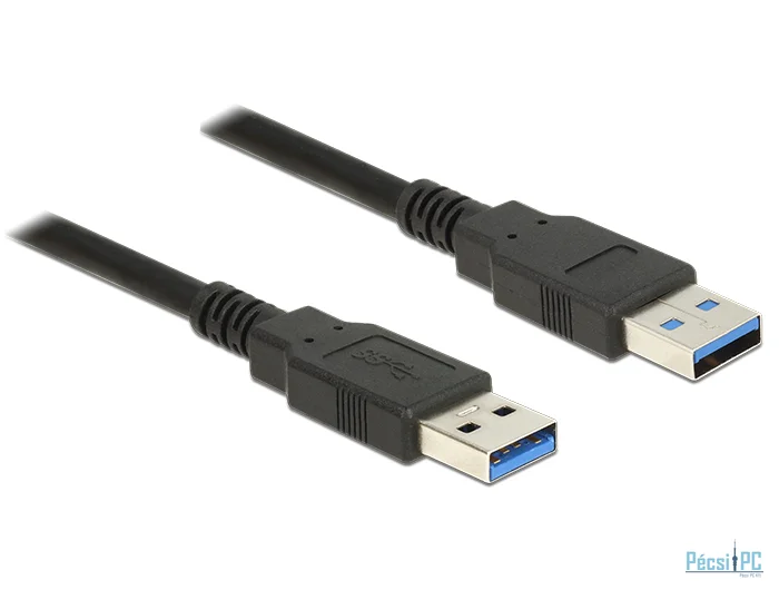 DeLock Cable USB 3.0 Type-A male > USB 3.0 Type-A male 5m Black