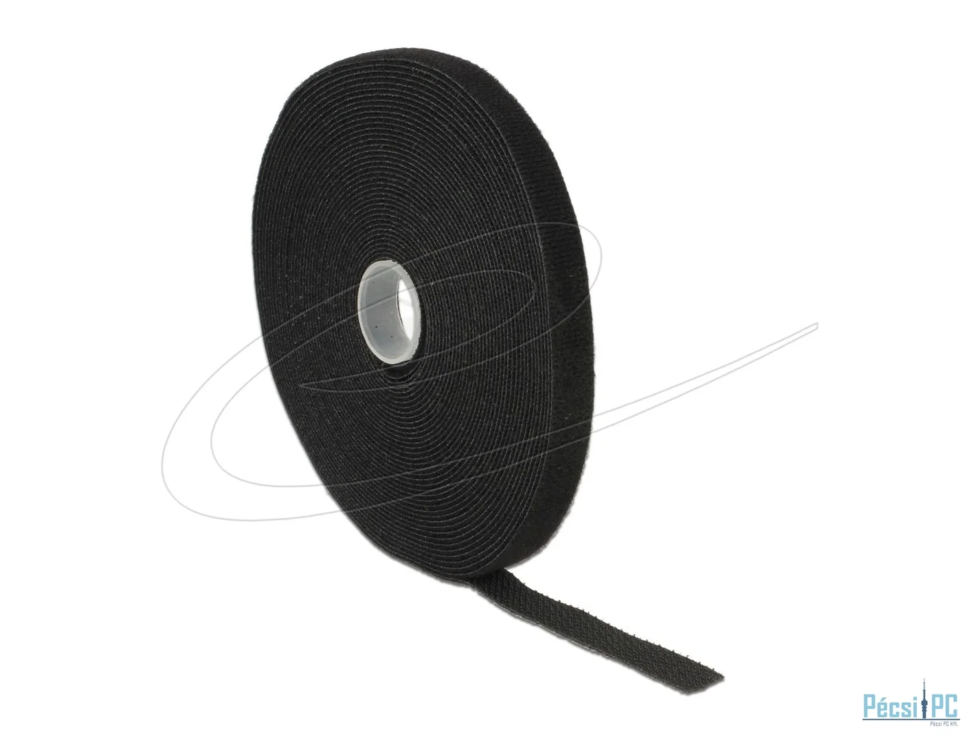 DeLock Hook-and-loop tape on roll L 10m x W 13mm Black
