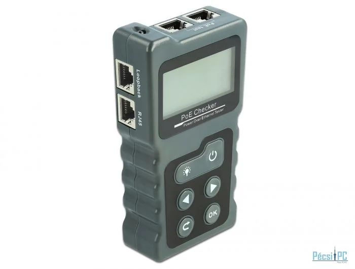 DeLock LCD Cable Tester RJ45 / PoE / DC