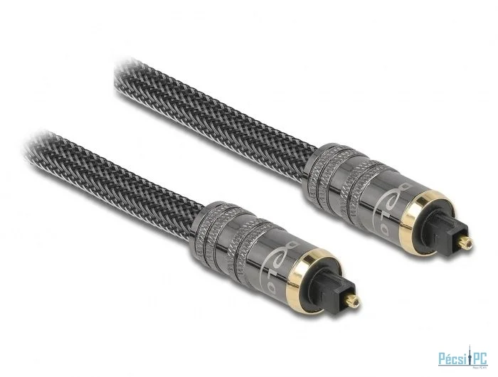 DeLock Toslink male - male Standard Cable 3m Anthracite