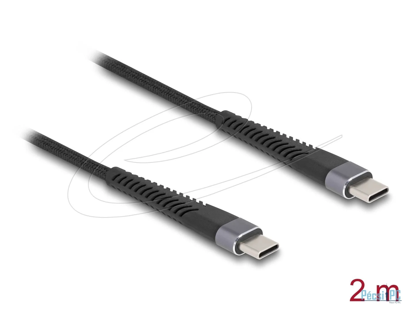 DeLock USB-C to USB-C cable 2m Black