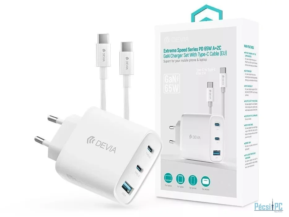 Devia ST111967 Extreme Speed Series 65W GaN PD White