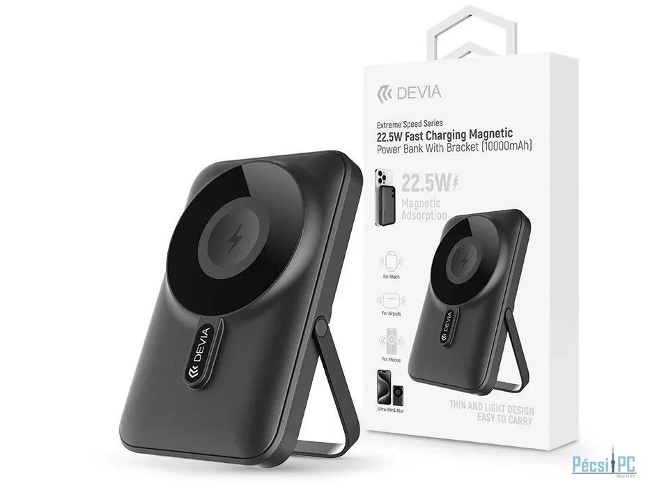 Devia ST112162 Extreme Speed Magnetic 10000mAh PowerBank Grey