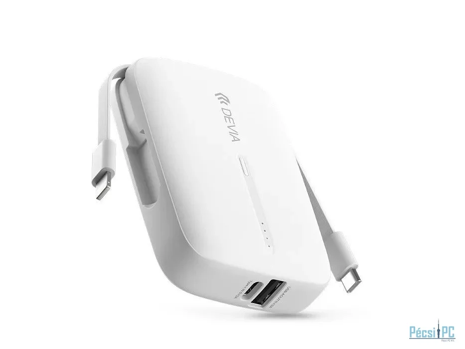 Devia ST387555 Kintone Series 10000mAh PowerBank White