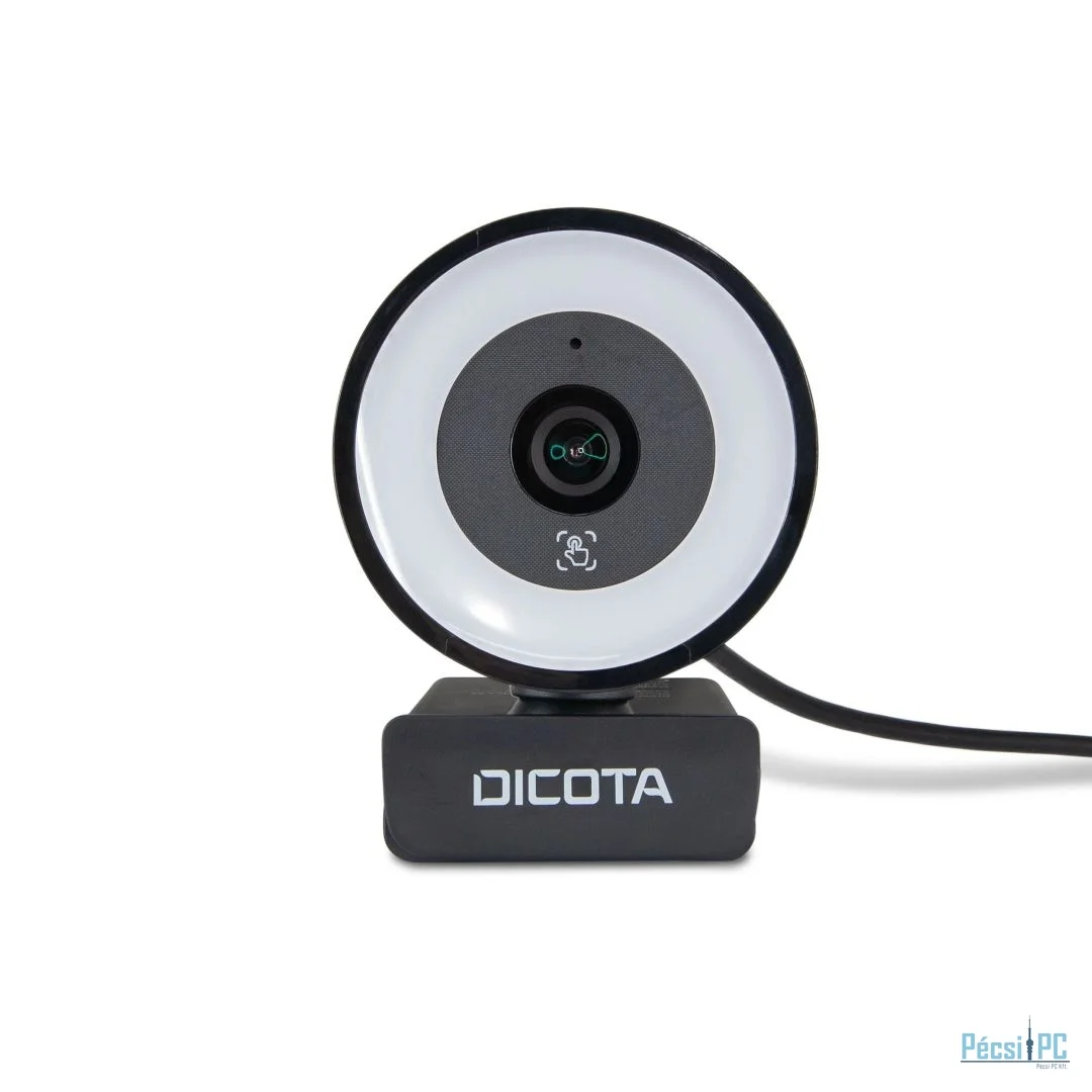 Dicota Ringlight 5MP Webkamera Black