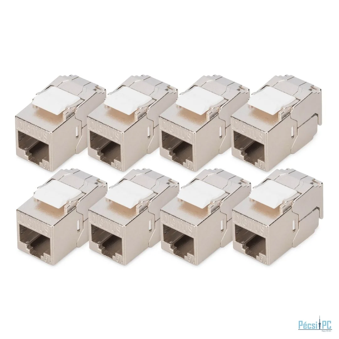 Digitus CAT 6A Keystone Jack, shielded,Re-embedded 8pc
