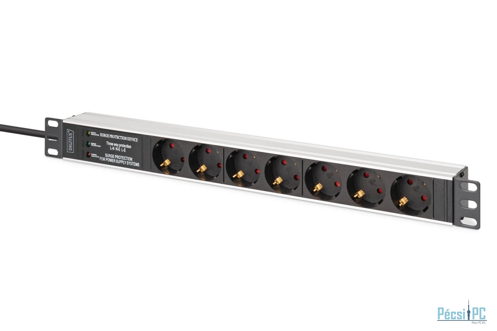 Digitus DN-95441 Túlfeszültségvédő 7DIN 2m Black