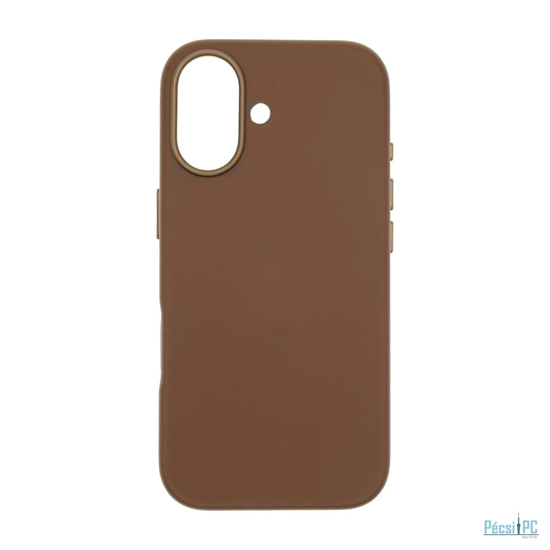 Dviced Leather MagSafe case for iPhone 17 Brown