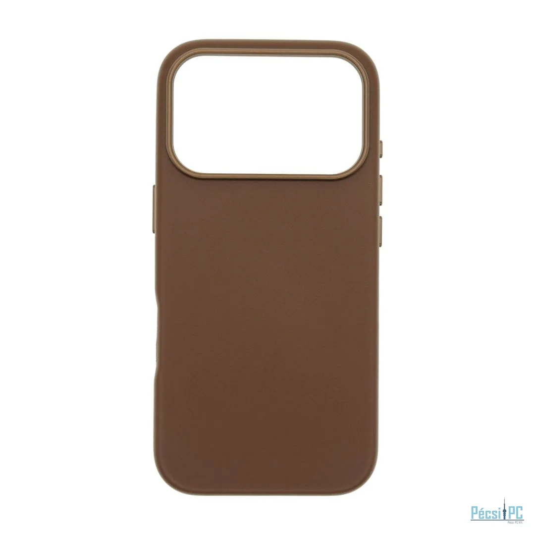 Dviced Leather MagSafe case for iPhone 17 Pro Brown