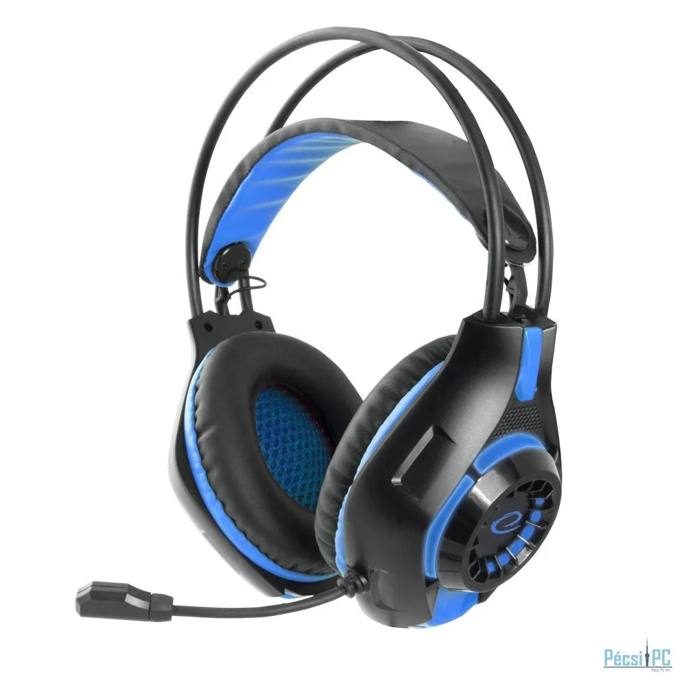 Esperanza Deathstrike Gaming headset Black/Blue