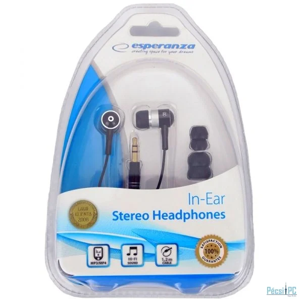 Esperanza EH128 Stereo Earphones Black