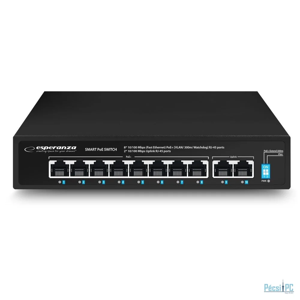 Esperanza ENS106 Spotter 10 Port Ethernet Switch