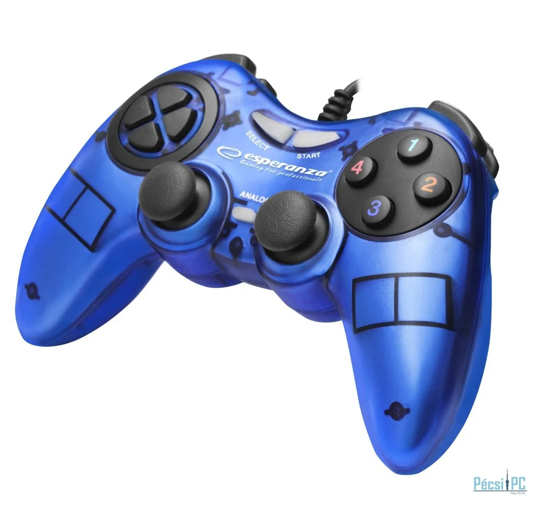 Esperanza Fighter USB Gamepad Blue