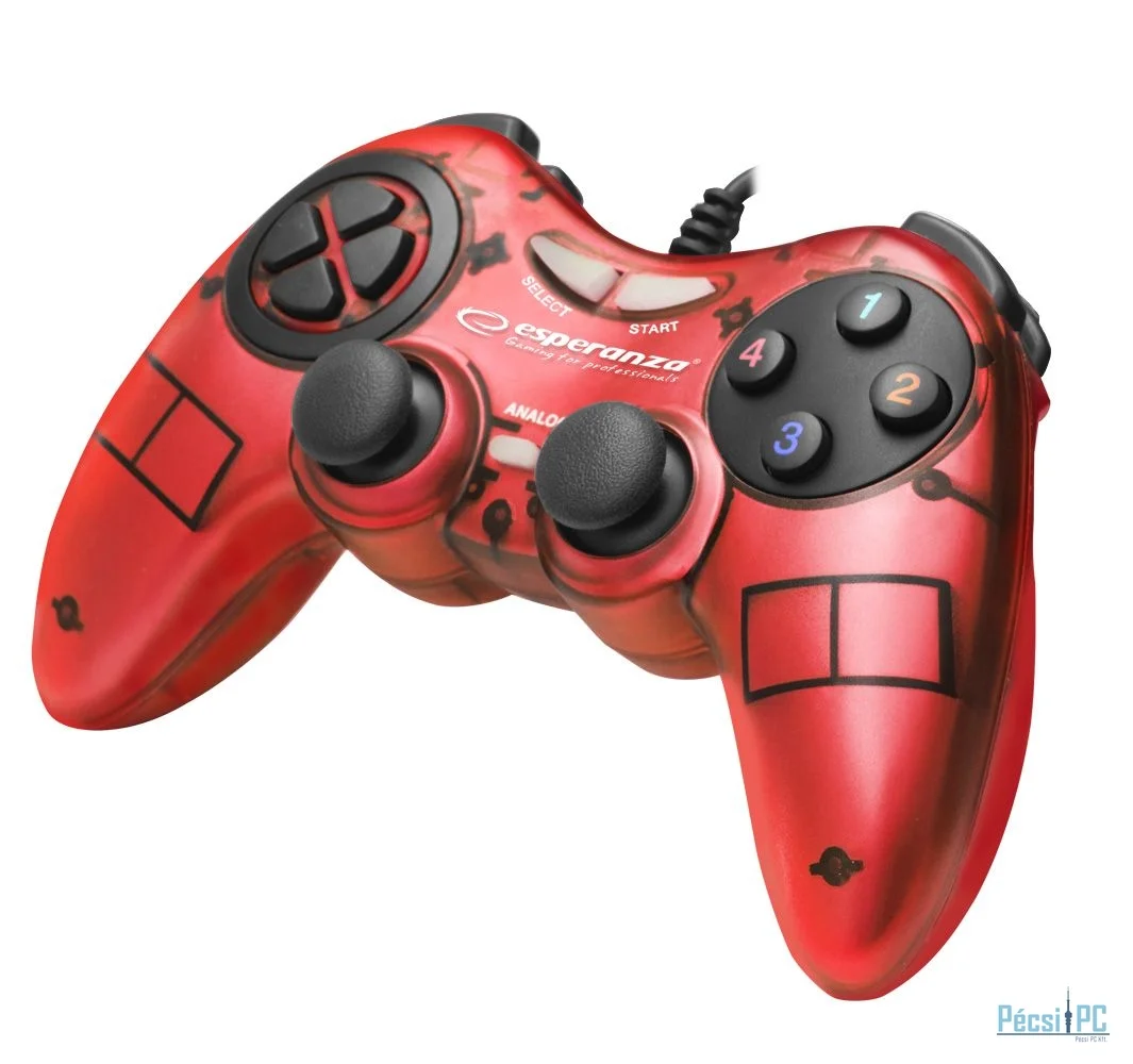 Esperanza Fighter USB Gamepad Red