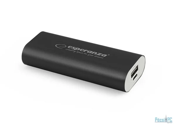 Esperanza Hadron 4400mAh PowerBank Black
