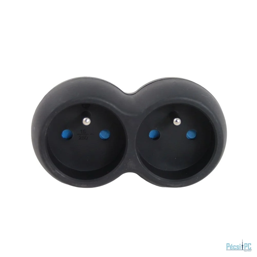 Esperanza Hálózati Elosztó 2DIN Fali Black