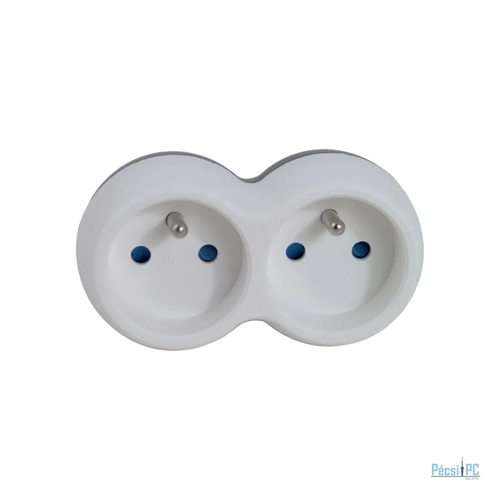 Esperanza Hálózati Elosztó 2DIN Fali White/Grey