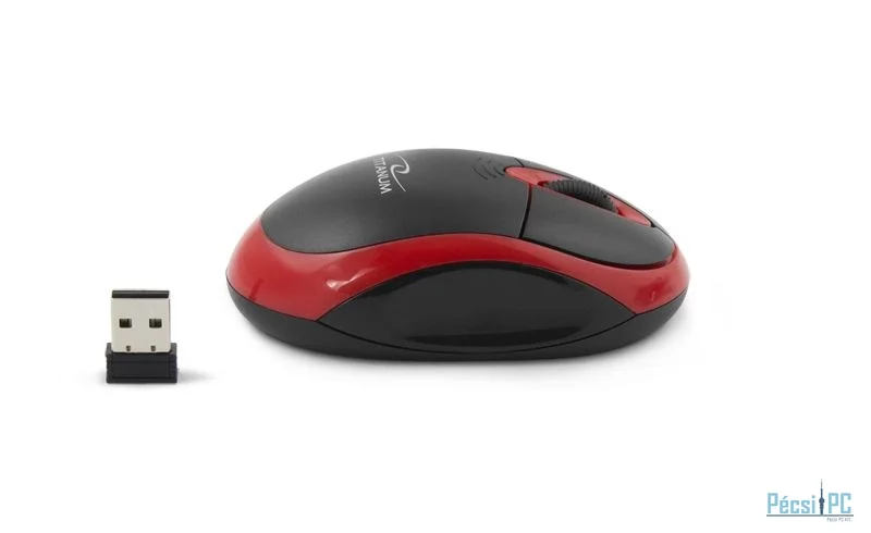 Esperanza Titanum Wireless Mouse Black/Red