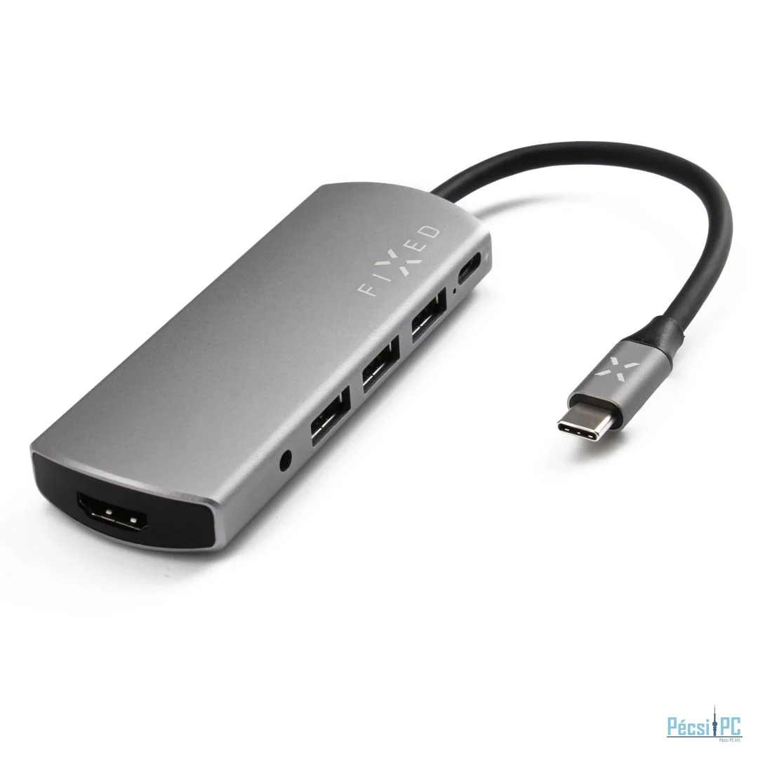 FIXED 6-portos USB 3.0 Hub Space Gray