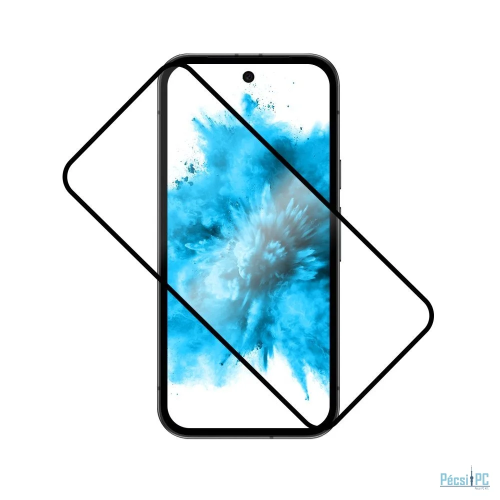 FIXED teljes képernyőt védő edzett üveg Google Pixel 9a készülékhez, fekete