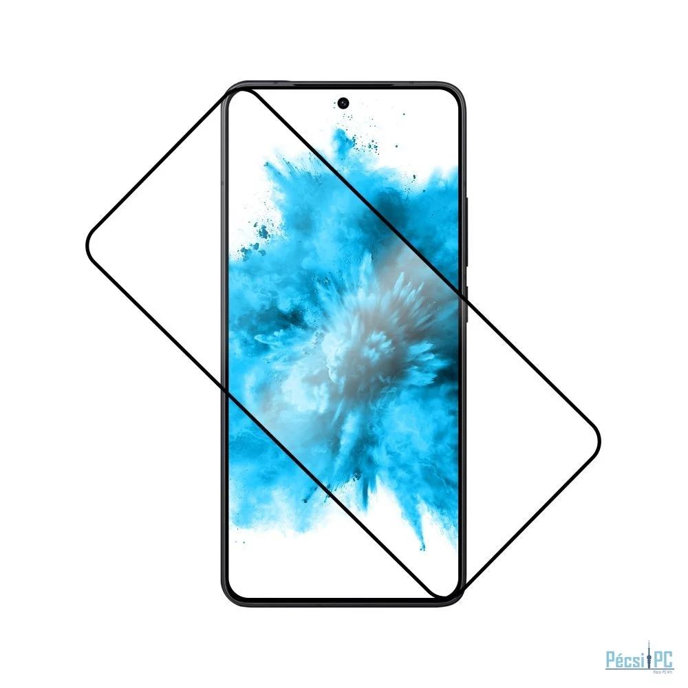 FIXED teljes képernyőt védő edzett üveg POCO F7 Pro készülékhez, fekete