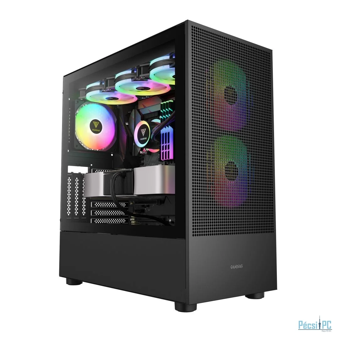 Gamdias Talos M3 Mesh Tempered Glass Black