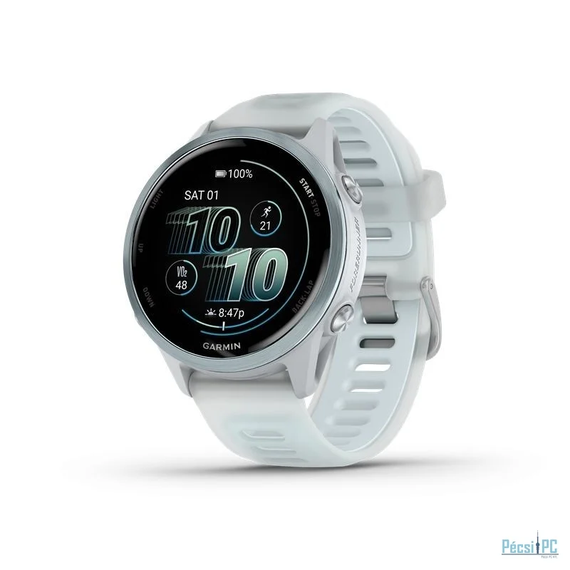 Garmin Forerunner 570 Cloud Blue Aluminum with Translucent Whitestone/Cloud Blue Band